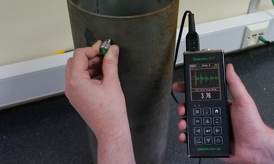 Dakota FX71-DL Ultrasonic Flaw Detector Measuring