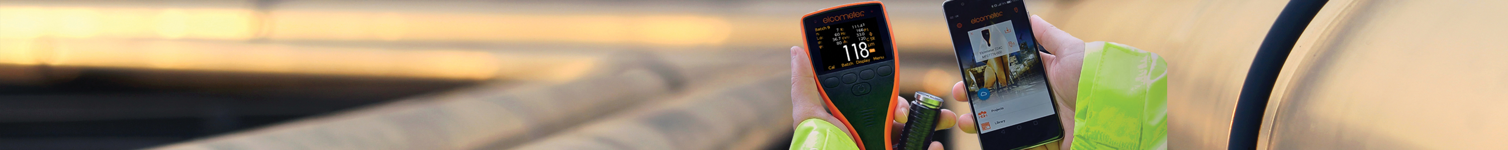 Toonaangevende apparatuur voor industriële coatinginspecties & fysieke tests